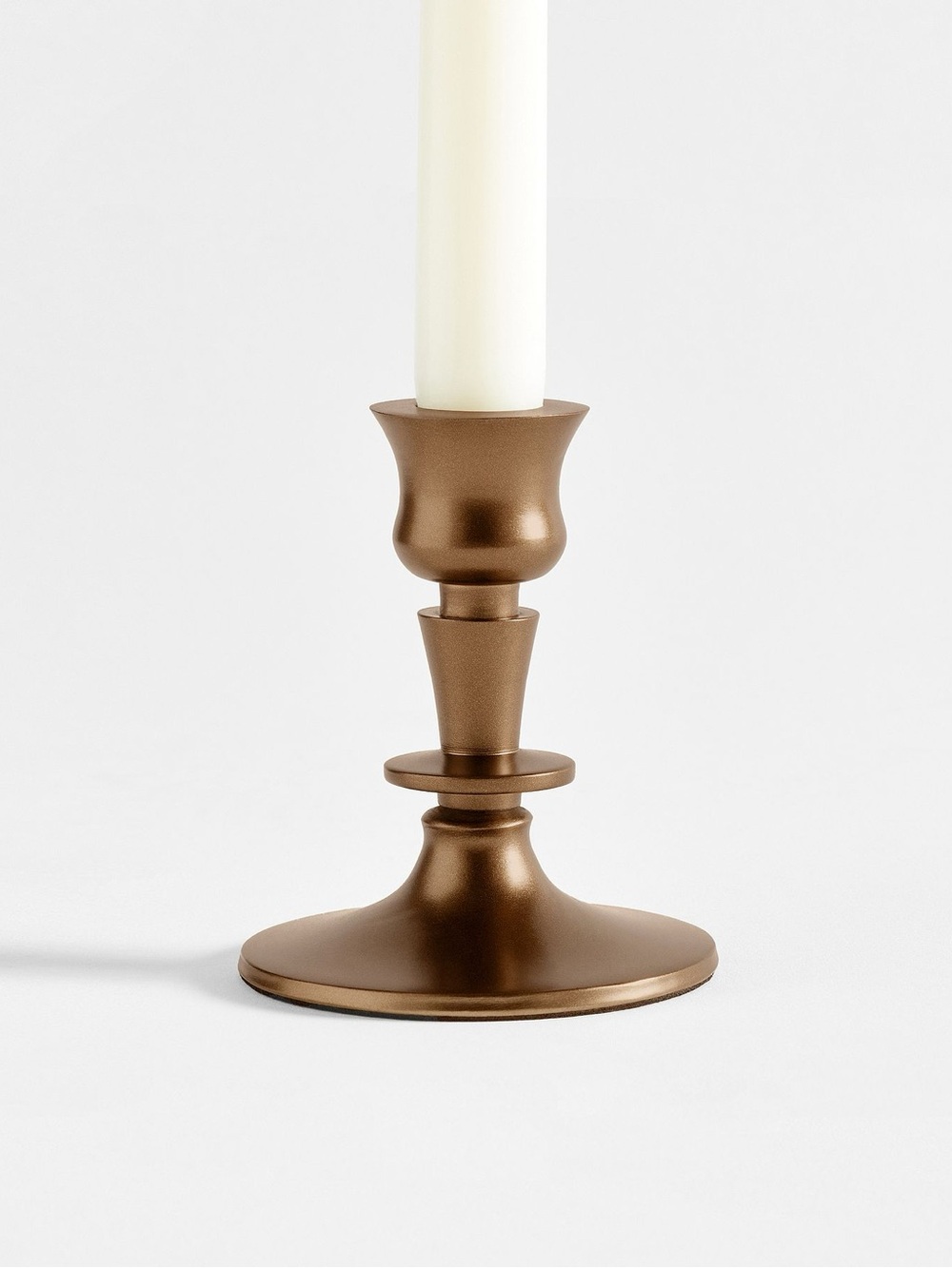 New Pottery Barn Brass Booker Taper Holder, Small
